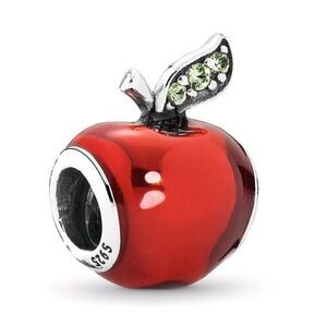 925 Sterling Silver Apple Charm